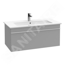Villeroy & Boch Venticello - Meuble lavabo 1200x500 mm, avec trop-plein, trou de robinetterie, CeramicPlus, blanc alpin 4104CLR1