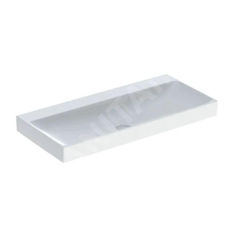 Geberit ONE - Lavabo 1050x480x140 mm, sans trop-plein, sans trou pour robinetterie, KeraTect, blanc 505.021.01.4 Geberit ONE - Lavabo 1050x480x140 mm, sans trop-plein, sans trou pour robinetterie, KeraTect, blanc 505.021.01.4