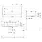 Geberit ONE - Lavabo 1050x480x140 mm, sans trop-plein, sans trou pour robinetterie, KeraTect, blanc 505.021.01.4 Geberit ONE - Lavabo 1050x480x140 mm, sans trop-plein, sans trou pour robinetterie, KeraTect, blanc 505.021.01.4
