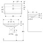 Geberit iCon - Lavabo 750x420x170 mm, avec trop-plein, avec trou pour robinetterie, KeraTect, blanc 501.842.00.2 Geberit iCon - Lavabo 750x420x170 mm, avec trop-plein, avec trou pour robinetterie, KeraTect, blanc 501.842.00.2