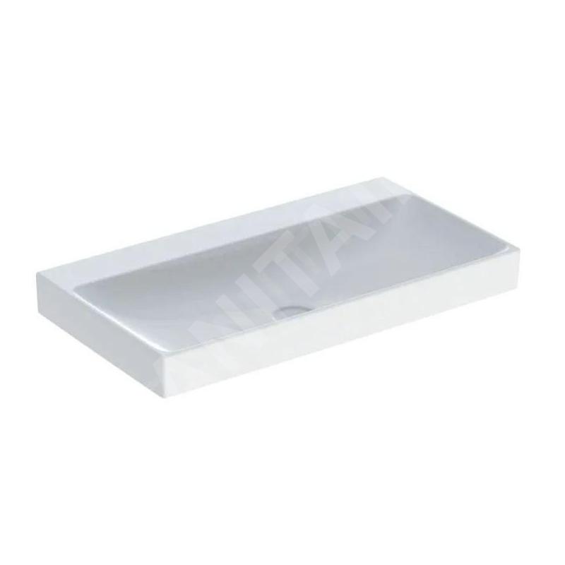 Geberit ONE - Lavabo 900x480x140 mm, sans trop-plein, sans trou pour robinetterie, KeraTect, blanc 505.021.01.3 Geberit ONE - Lavabo 900x480x140 mm, sans trop-plein, sans trou pour robinetterie, KeraTect, blanc 505.021.01.3