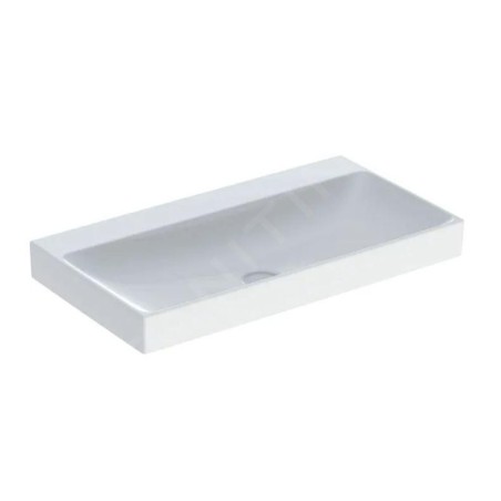 Geberit ONE - Lavabo 900x480x140 mm, sans trop-plein, sans trou pour robinetterie, KeraTect, blanc 505.021.01.3