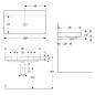 Geberit ONE - Lavabo 900x480x140 mm, sans trop-plein, sans trou pour robinetterie, KeraTect, blanc 505.021.01.3 Geberit ONE - Lavabo 900x480x140 mm, sans trop-plein, sans trou pour robinetterie, KeraTect, blanc 505.021.01.3