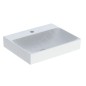 Geberit ONE - Lavabo à poser 500x400x140 mm, sans trop-plein, avec trou pour robinetterie, KeraTect, blanc 505.030.01.6 Geberit ONE - Lavabo à poser 500x400x140 mm, sans trop-plein, avec trou pour robinetterie, KeraTect, blanc 505.030.01.6