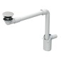 Geberit ONE - Siphon de lavabo gain de place avec vidage pour lavabos sans trop-plein, d 40 mm, blanc 152.099.01.1 Geberit ONE - Siphon de lavabo gain de place avec vidage pour lavabos sans trop-plein, d 40 mm, blanc 152.099.01.1