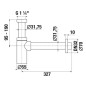 Jika Rio - Siphon design, chrome H3741R00040001 Jika Rio - Siphon design, chrome H3741R00040001