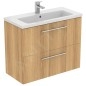 Ideal Standard i.Life S - Meuble-lavabo 810x385x180 mm, avec trop-plein, trou pour robinetterie, blanc T458901 Ideal Standard i.Life S - Meuble-lavabo 810x385x180 mm, avec trop-plein, trou pour robinetterie, blanc T458901