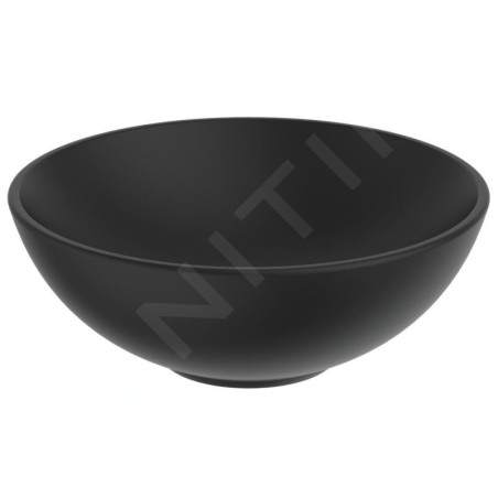 Ideal Standard Strada - Vasque, diamètre 410 mm, sans trop-plein, noir K0795V3