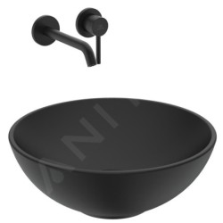 Ideal Standard Strada - Vasque, diamètre 410 mm, sans trop-plein, noir K0795V3