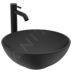 Ideal Standard Strada - Vasque, diamètre 410 mm, sans trop-plein, noir K0795V3