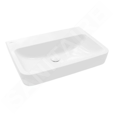 Villeroy & Boch O.novo - Vasque, 600x460 mm, sans trop-plein, sans trou pour robinet, blanc alpin 4A416F01