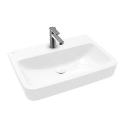 Villeroy & Boch O.novo - Vasque, 650x460 mm, sans trop-plein, trou pour robinet, CeramicPlus, blanc alpin 4A41KLR1