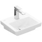 Villeroy & Boch Subway 3.0 - Meuble-lavabo 370x305 mm, sans trop-plein, trou pour robinet, blanc alpin 43703801
