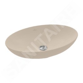 Villeroy & Boch Loop&Friends - Vasque, 560x380 mm, avec trop-plein CeramicPlus, amande 4A4700AM