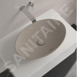 Villeroy & Boch Loop&Friends - Vasque, 560x380 mm, avec trop-plein CeramicPlus, amande 4A4700AM