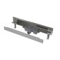 Alcadrain Douchegoten - Système de drainage Spa 750 mm, pour montage mural, mat en acier inoxydable APZ5-SHADE-750