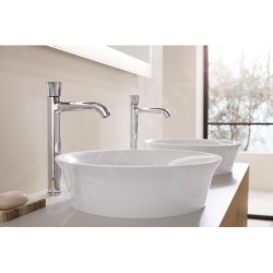 Duravit White Tulip - Lavabo, diamètre 430 mm, DuraCeram, avec WonderGliss, blanc 23624300791