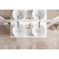 Duravit White Tulip - Lavabo, diamètre 430 mm, DuraCeram, avec WonderGliss, blanc 23624300791 Duravit White Tulip - Lavabo, diamètre 430 mm, DuraCeram, avec WonderGliss, blanc 23624300791
