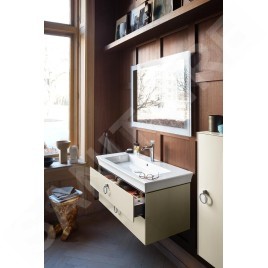 Duravit White Tulip - Lavabo de meuble 1050x490 mm, sans trou pour robinetterie, blanc 2363100060
