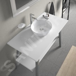 Duravit Cape Cod - Lavabo 400x360 mm, DuraCeram, WonderGliss, blanc 23284000001