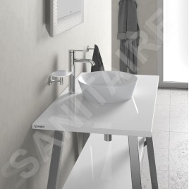 Duravit Cape Cod - Lavabo 400x360 mm, DuraCeram, WonderGliss, blanc 23284000001