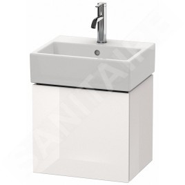 Duravit Vero Air - Lave-mains 450x350 mm, avec trop-plein, trou pour robinetterie, WonderGliss, blanc 07244500001