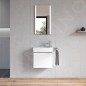 Duravit Vero Air - Lave-mains 500x250 mm, sans trop-plein, sans trou pour robinetterie, WonderGliss, blanc 07245000001