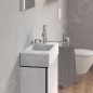 Duravit Vero Air - Lave-mains 500x250 mm, sans trop-plein, sans trou pour robinetterie, WonderGliss, blanc 07245000001