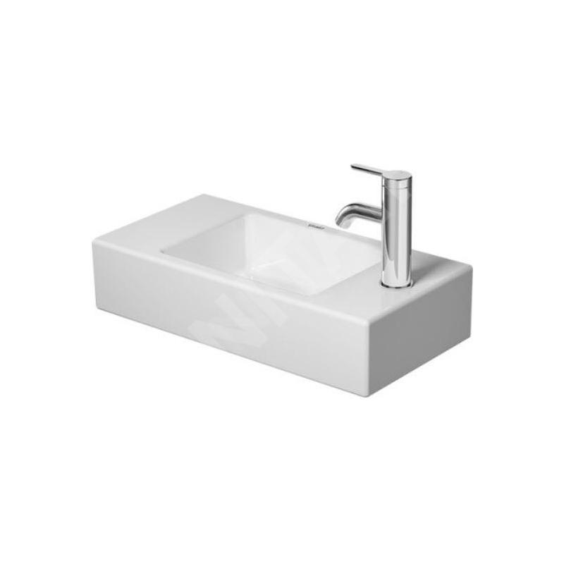 Duravit Vero Air - Lave-mains 500x250 mm, sans trop-plein, trou pour robinetterie à droite, blanc 0724500008