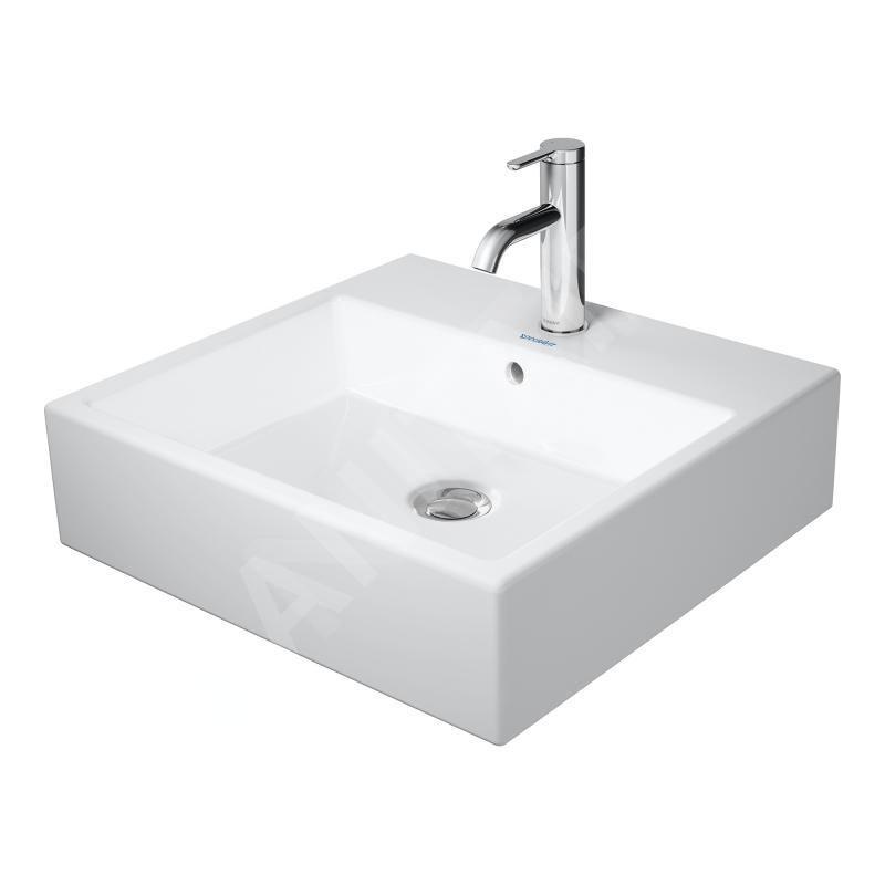 Duravit Vero Air - Lavabo 500x470 mm, avec trop-plein, trou pour robinetterie, blanc 2350500000
