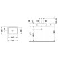 Duravit Vero Air - Vasque 500x380 mm, sans trop-plein, sans trou de robinetterie, WonderGliss, blanc 23515000001 Duravit Vero Air - Vasque 500x380 mm, sans trop-plein, sans trou de robinetterie, WonderGliss, blanc 23515000001
