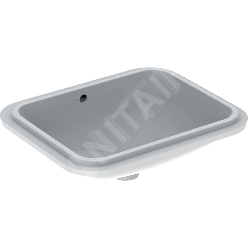 Geberit VariForm - Vasque à encastrer 530x450 mm, avec trop-plein, blanc 500.760.01.2 Geberit VariForm - Vasque à encastrer 530x450 mm, avec trop-plein, blanc 500.760.01.2