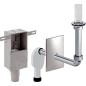 Geberit Accessoires - Siphon à encastrer pour lavabo, kit de finition, sortie horizontale, chrome brillant 151.122.21.1 Geberit Accessoires - Siphon à encastrer pour lavabo, kit de finition, sortie horizontale, chrome brillant 151.122.21.1