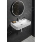 Sapho Isvea - Lavabo Sistema U, 700x380 mm, avec 1 trou pour robinetterie, blanc 10PL53070