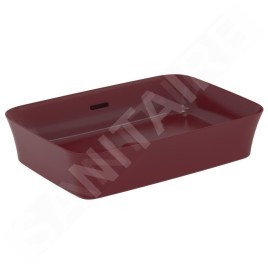 Ideal Standard Ipalyss - Lavabo à poser, 550x380 mm, avec trop-plein, Pomegranate E2078V6