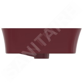 Ideal Standard Ipalyss - Lavabo à poser, 550x380 mm, avec trop-plein, Pomegranate E2078V6