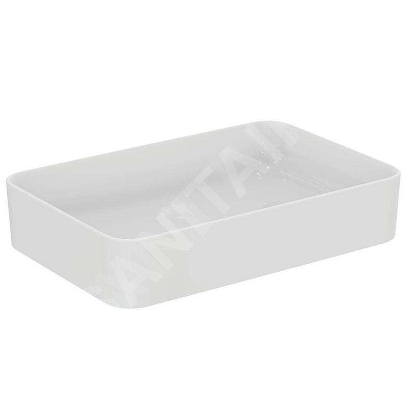 Ideal Standard Conca Ceram - Lavabo à poser 600x40 mm, sans trop-plein, blanc T369801 Ideal Standard Conca Ceram - Lavabo à poser 600x40 mm, sans trop-plein, blanc T369801