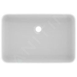 Ideal Standard Conca Ceram - Lavabo à poser 600x40 mm, sans trop-plein, blanc T369801