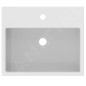 Ideal Standard Extra - Lavabo semi-encastré, 500x420 mm, avec trop-plein, trou pour robinet, blanc T373501 Ideal Standard Extra - Lavabo semi-encastré, 500x420 mm, avec trop-plein, trou pour robinet, blanc T373501