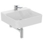 Ideal Standard Conca Ceram - Lavabo 500x450 mm, sans trop-plein, trou pour robinet, blanc T378501 Ideal Standard Conca Ceram - Lavabo 500x450 mm, sans trop-plein, trou pour robinet, blanc T378501