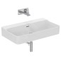 Ideal Standard Conca Ceram - Lavabo 800x450 mm, avec trop-plein, sans trou pour robinet, blanc T379401 Ideal Standard Conca Ceram - Lavabo 800x450 mm, avec trop-plein, sans trou pour robinet, blanc T379401