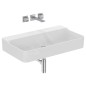 Ideal Standard Conca Ceram - Lavabo 800x450 mm, sans trop-plein, sans trou pour robinet, blanc T379701