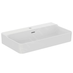 Ideal Standard Conca Ceram - Lavabo à poser 800x450 mm, avec trop-plein, trou pour robinet, blanc T382601