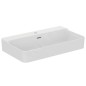 Ideal Standard Conca Ceram - Lavabo à poser 800x450 mm, avec trop-plein, trou pour robinet, blanc T382601