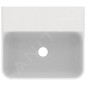 Ideal Standard Conca Ceram - Lave-main 400x350 mm, sans trop-plein, sans trou pour robinet, blanc T387501