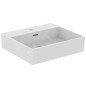 Ideal Standard Extra - Lavabo à poser 500x450 mm, avec trop-plein, trou pour robinet, blanc T388401