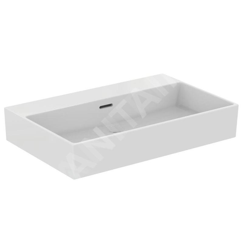 Ideal Standard Extra - Lavabo 700x450 mm, avec trop-plein, sans trou pour robinet, blanc T389301 Ideal Standard Extra - Lavabo 700x450 mm, avec trop-plein, sans trou pour robinet, blanc T389301