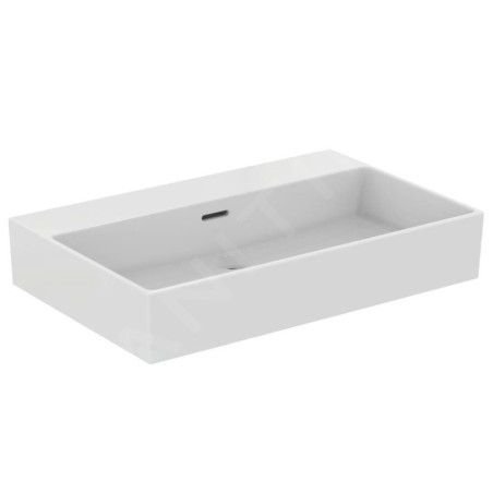 Ideal Standard Extra - Lavabo 700x450 mm, avec trop-plein, sans trou pour robinet, blanc T389301