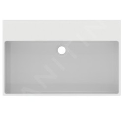 Ideal Standard Extra - Lavabo 700x450 mm, avec trop-plein, sans trou pour robinet, blanc T389301