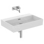 Ideal Standard Extra - Lavabo 700x450 mm, avec trop-plein, sans trou pour robinet, blanc T389301 Ideal Standard Extra - Lavabo 700x450 mm, avec trop-plein, sans trou pour robinet, blanc T389301